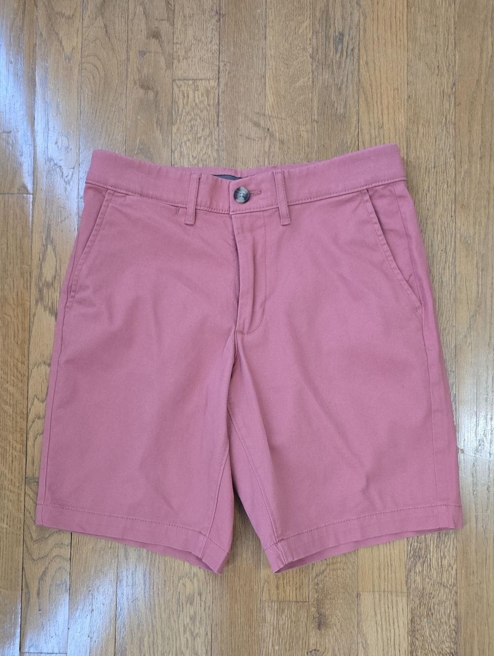 SONOMA BRAND MEN'S SALMON MAUVE FLEXWEAR FLAT FRONT SHORTS SIZE 29